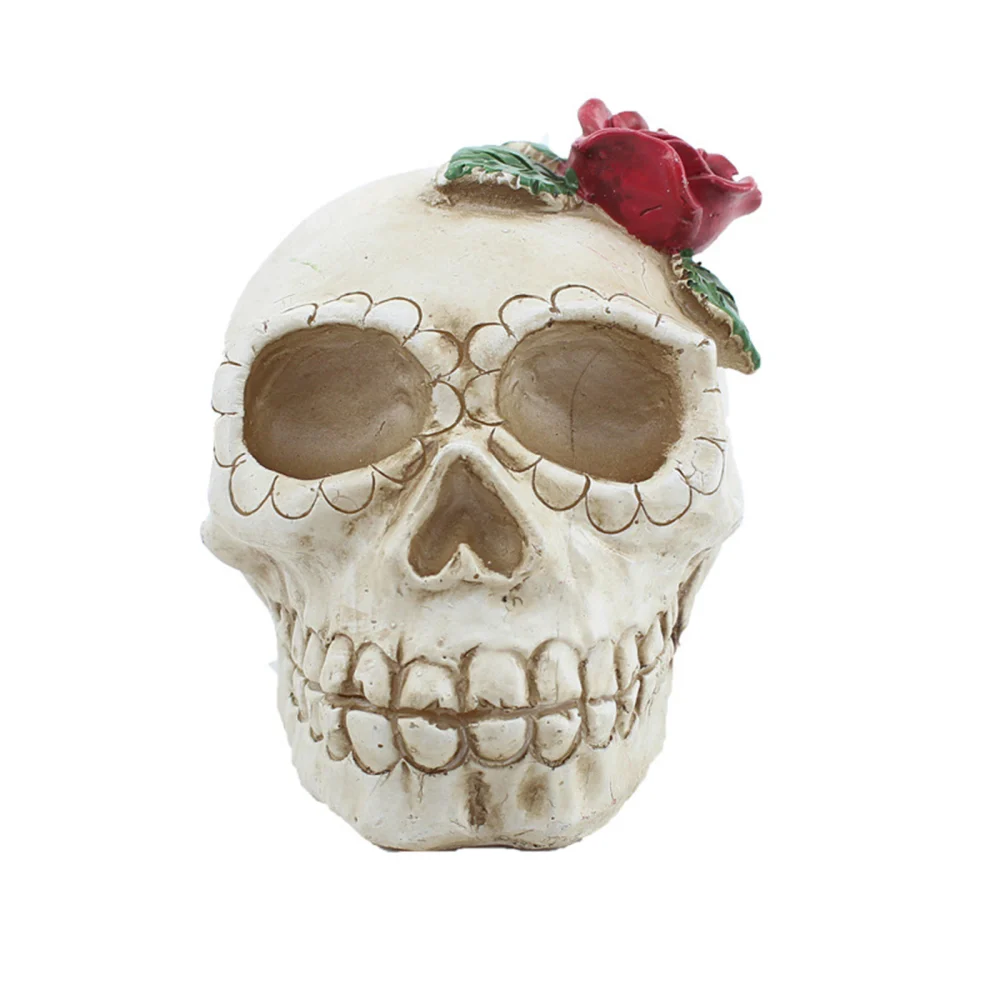 Halloween Decoration, Skull Head with Lights, Haunted House