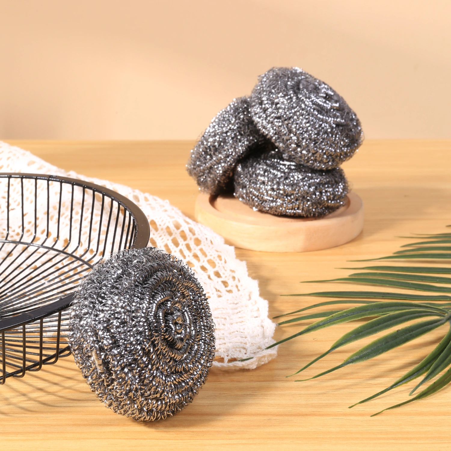 Kitchen Wire Ball Cleaning Brush Pot Brush Wash Accessory Cleaner