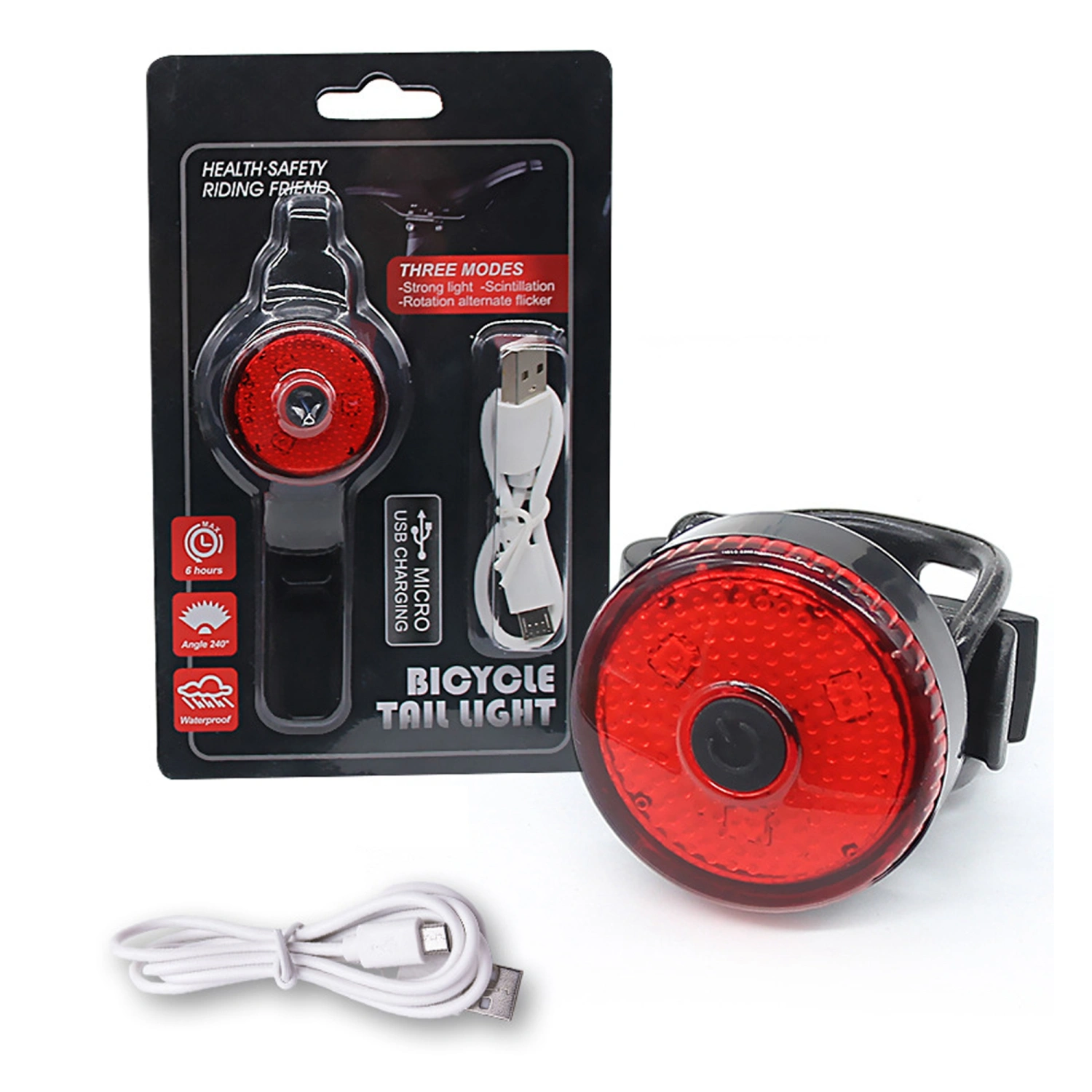 Bicycle Taillights IPX4 Waterproof with Flashing Mode Accessories