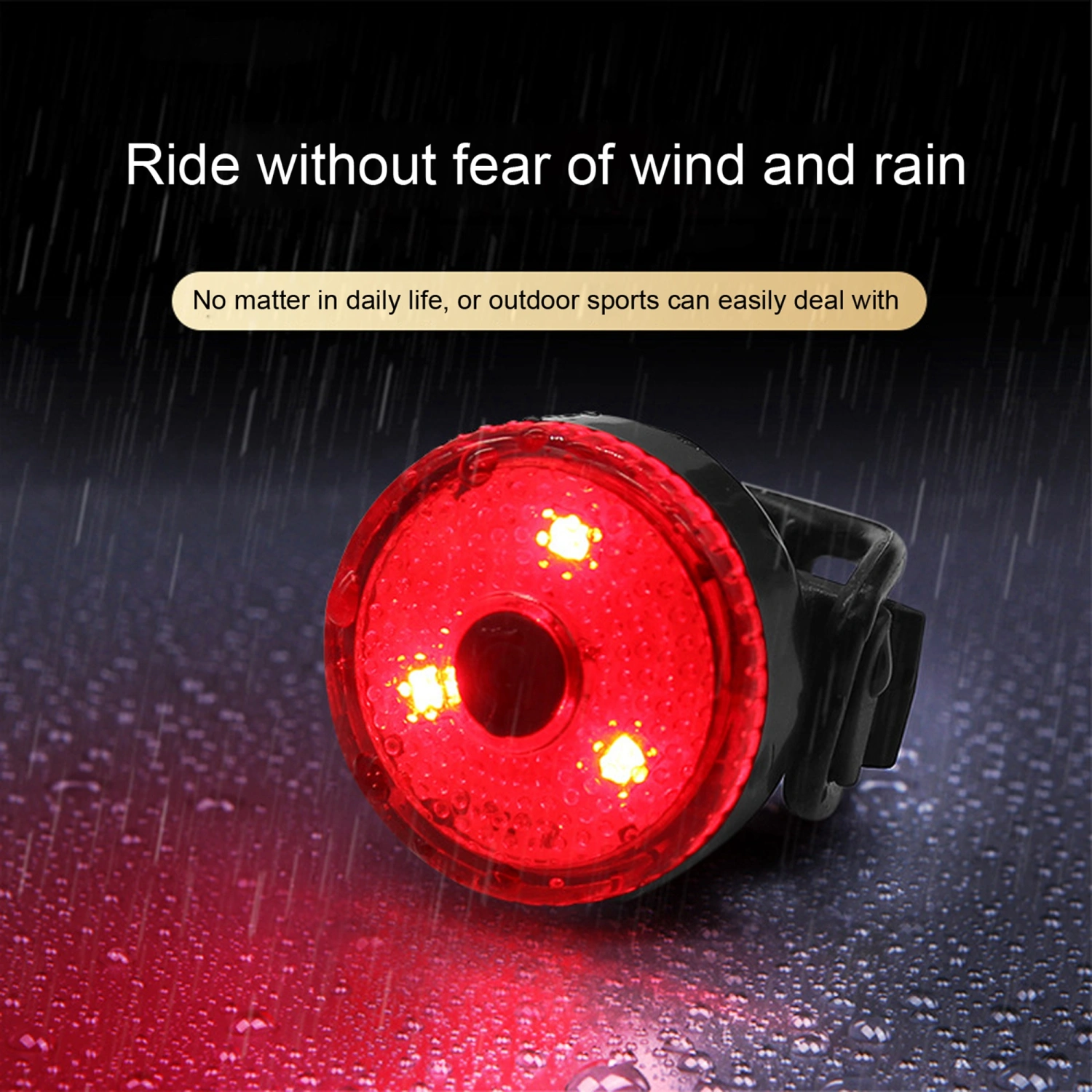 Bicycle Taillights IPX4 Waterproof with Flashing Mode Accessories
