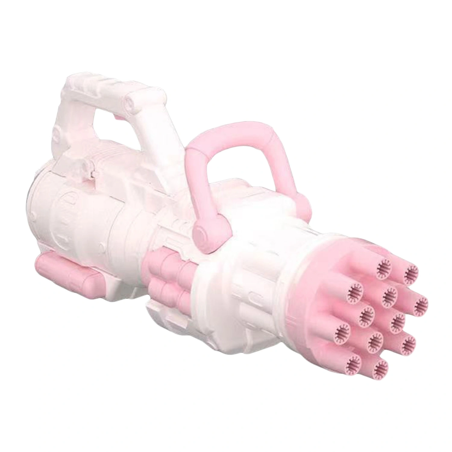 Bubble Making Toys 12 Holes Gatling Shaped Bubble Machine Blower