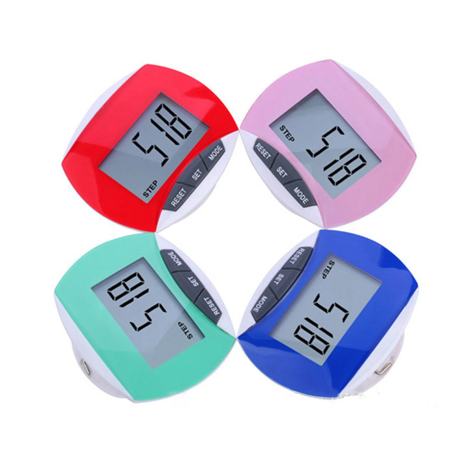 Pedometer with Waist Clip Electronic Large Screen Accessories