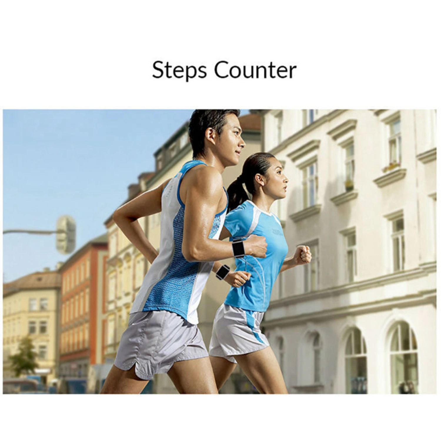 Black Silver Multifunctional Bluetooth Smart Watch for Android