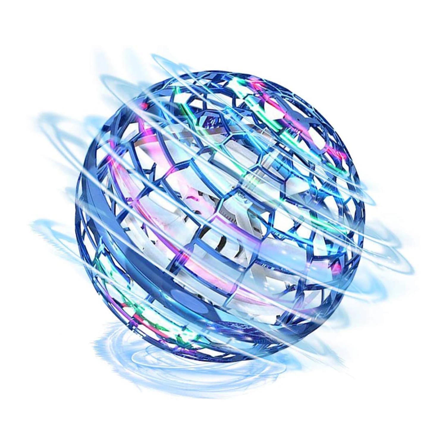Flying Ball Toy with Dazzling Lights, Magnet Sudden Acceleration