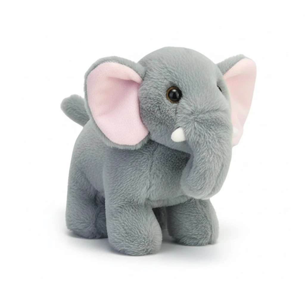 Electronic Elephant Toy, Walking Stuffed Animal Doll for Kids
