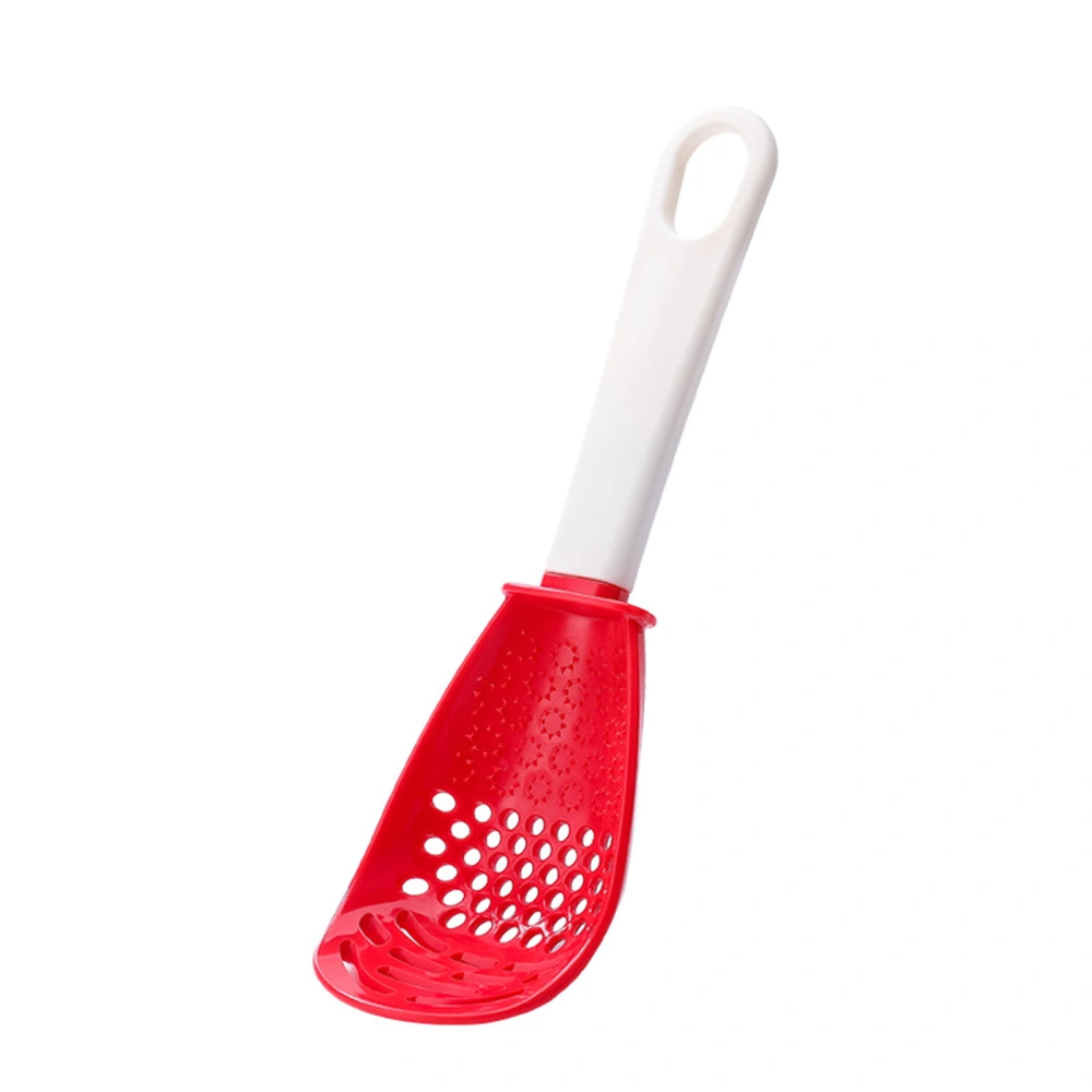 Grinding Spoon with Hanging Hole, Slotted Press Cooking Tool