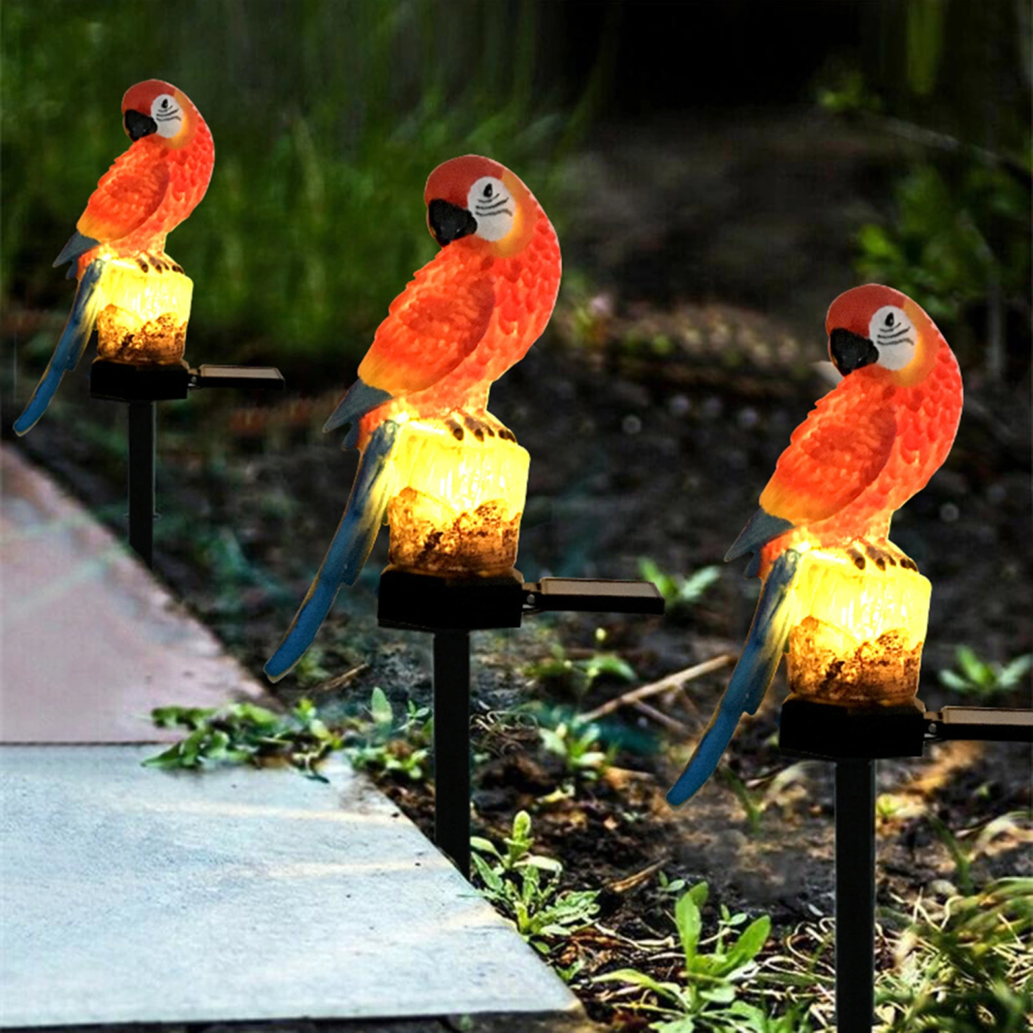 LED Lawn Light, Solar Powered Animal Outdoor Garden Decor Light 