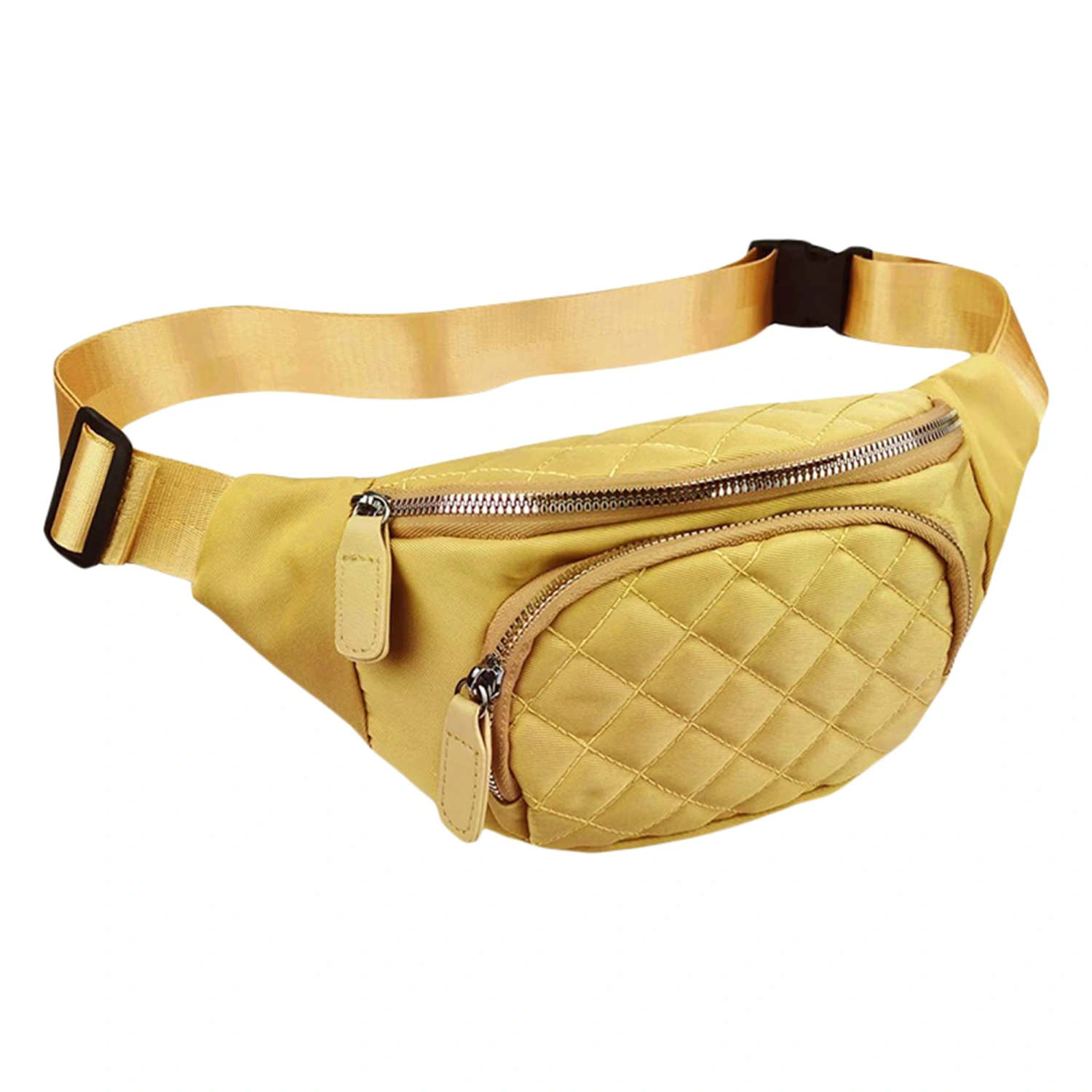 Women Fanny Pack Lightweight Quilted Waist Chest Bag Belt Purse