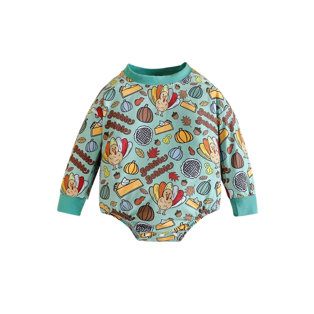 Baby Girls Boys Sweatshirts Rompers Thanksgiving Clothes Bodysuits