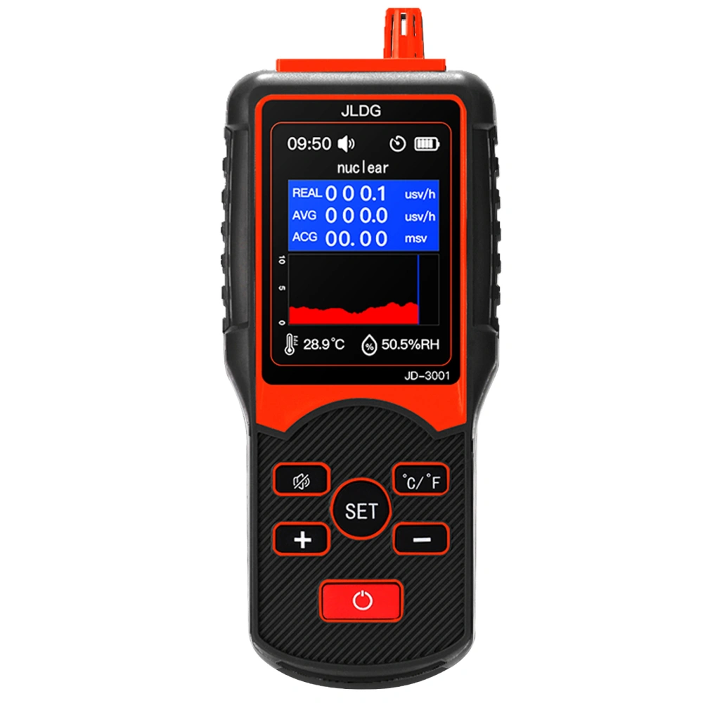 Handheld Geiger Counter, Electromagnetic Radiation Detector 