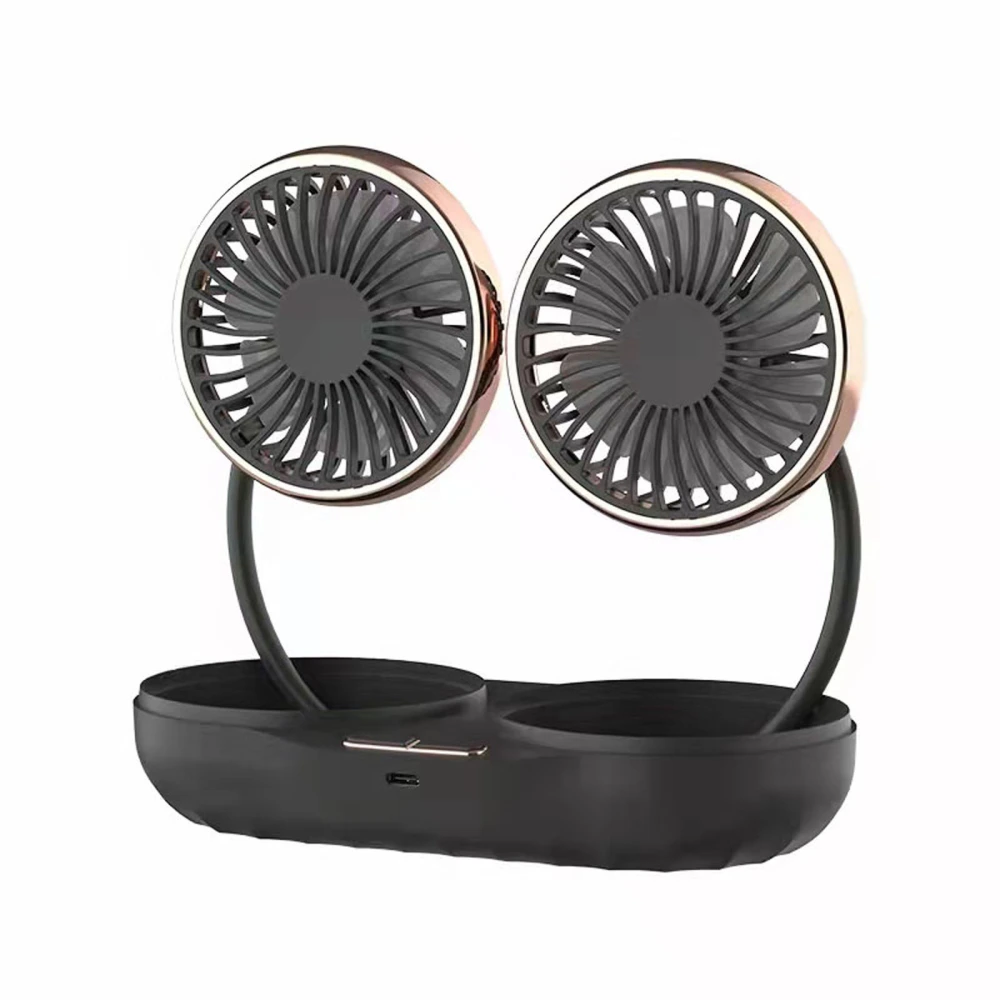 USB Mini Fan Portable Folding 3 Speeds Rechargeable Personal Fan 