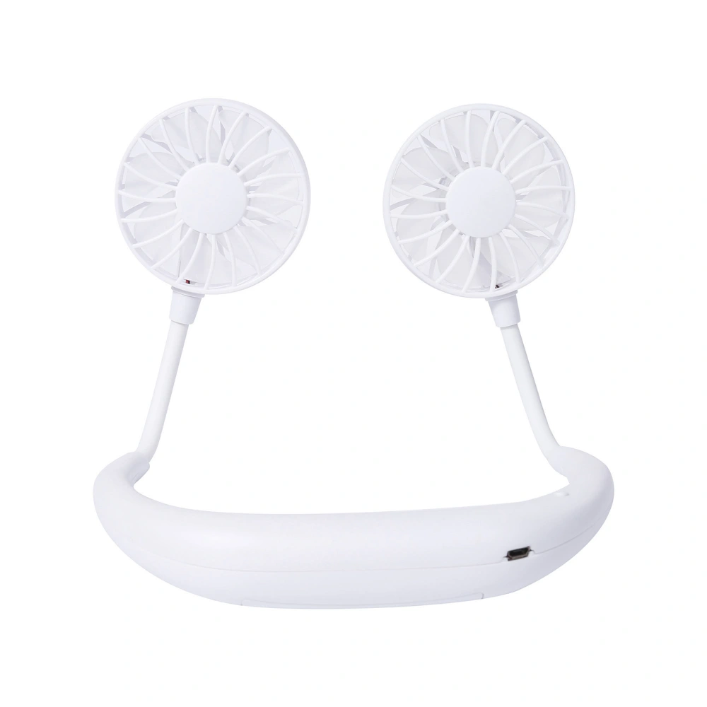 Portable Neck Fan, Hand Free Personal USB Rechargeable Wearable Fan