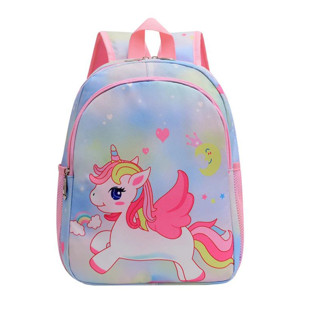 Toddler Girls Backpack, Cartoon Unicorn/Mermaid Print School Bag