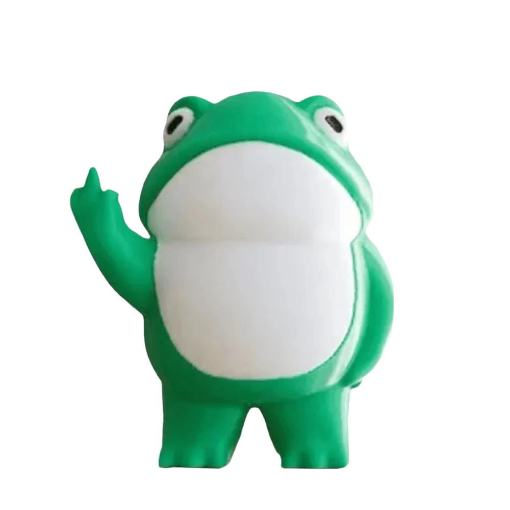 Frog Statue, Cute Mini Resin Sculpture Desktop Decoration Gift