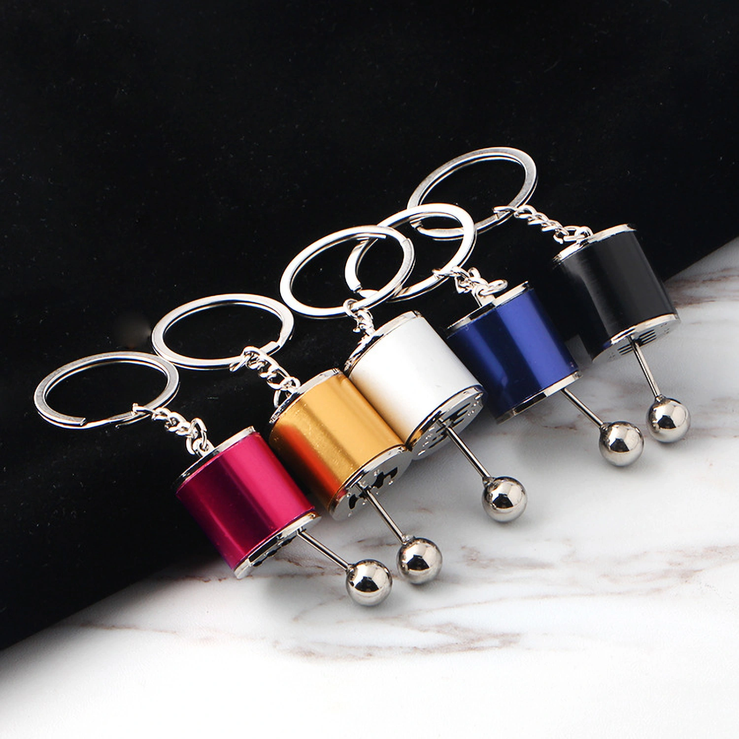 Auto Gear Shifter Keychain, Six-Speed Manual Gear Shift Key Ring