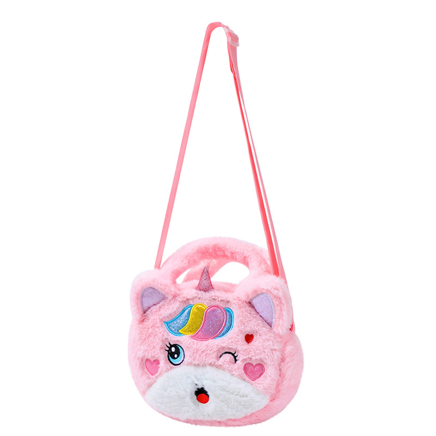 Women Shoulder Bag Cute Plush Cartoon Animal Crossbody Bag Handbag