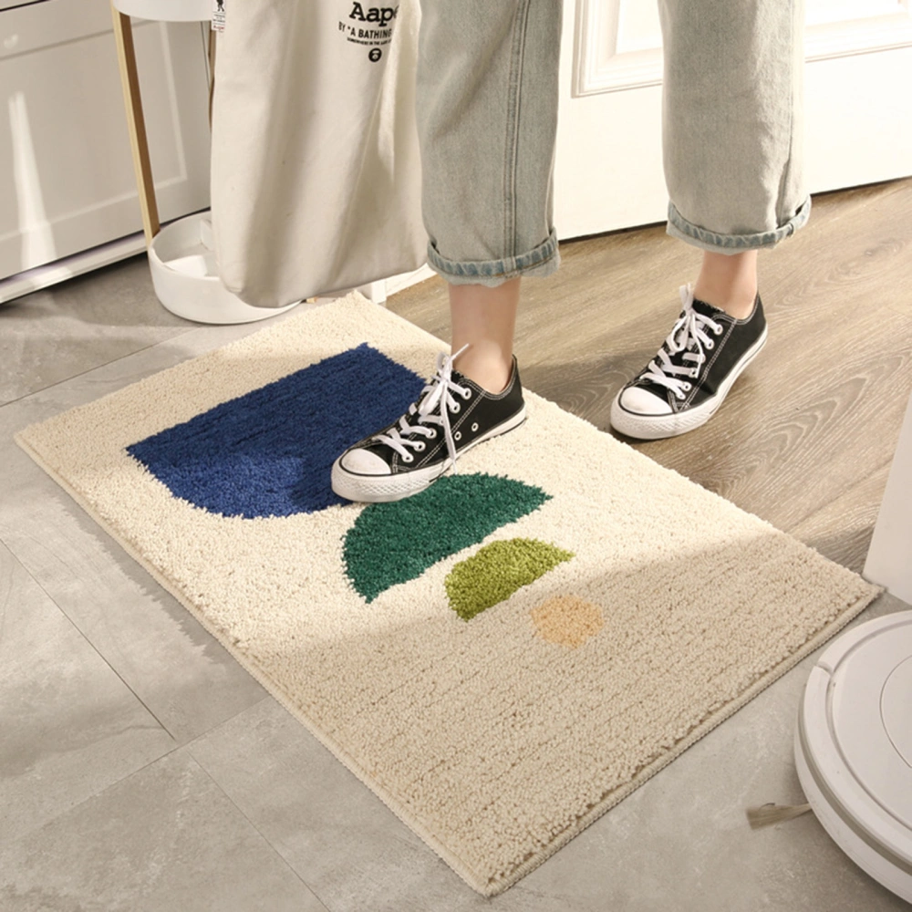 Bathroom Rug Bath Mat Sun Print Absorbent Non Slip Kitchen Doormat