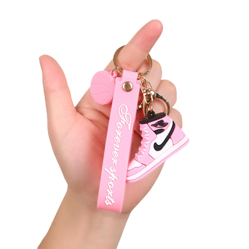 Shoe Keychains, Cute Basketball Letters Hanging Pendant Keyring Gift