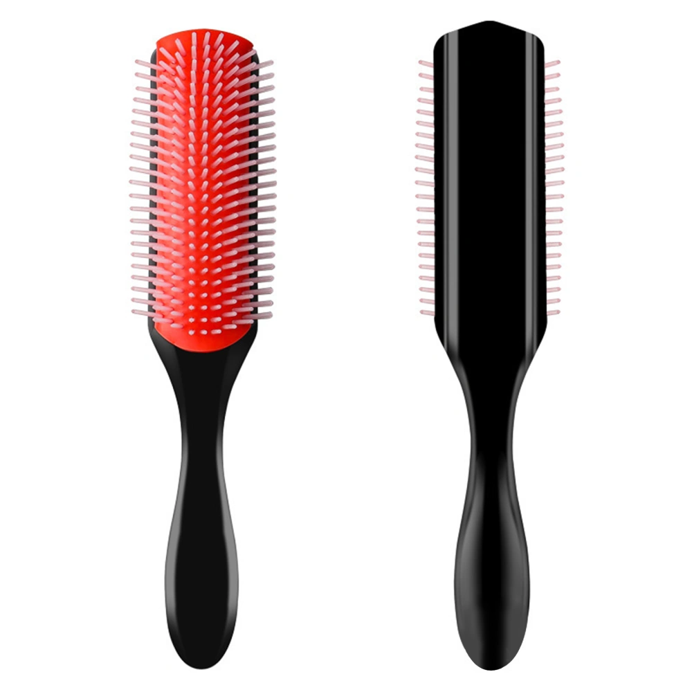 Men's Hair Style Comb, High Temperature Resistant 9-Row Hair Brush