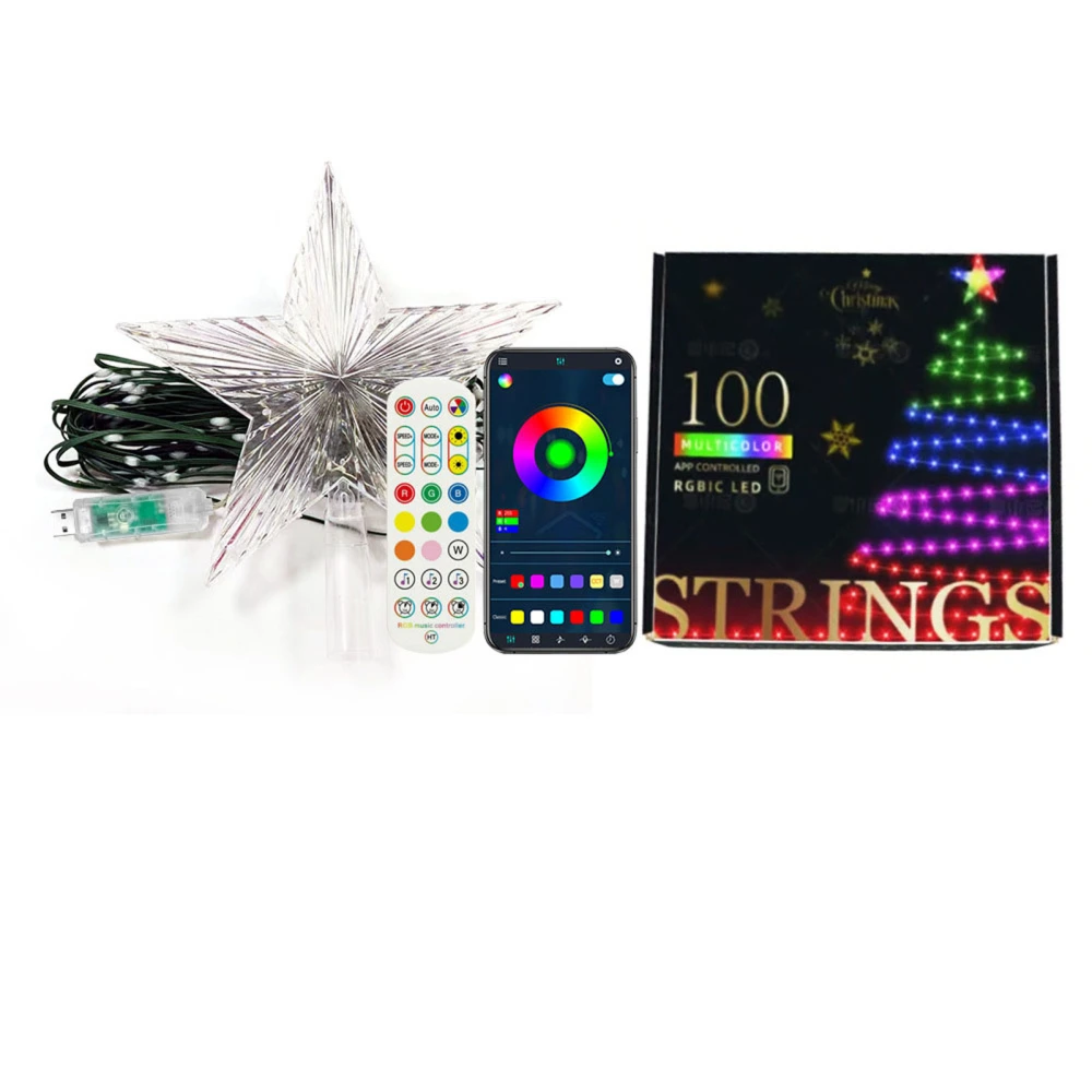 USB Remote Control Light String Christmas Tree LED Light String