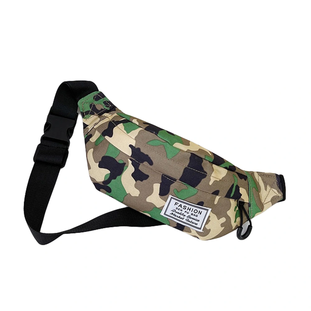 Kids Waist Bag, Multipurpose Camouflage Print Chest Pack Messenger Bag