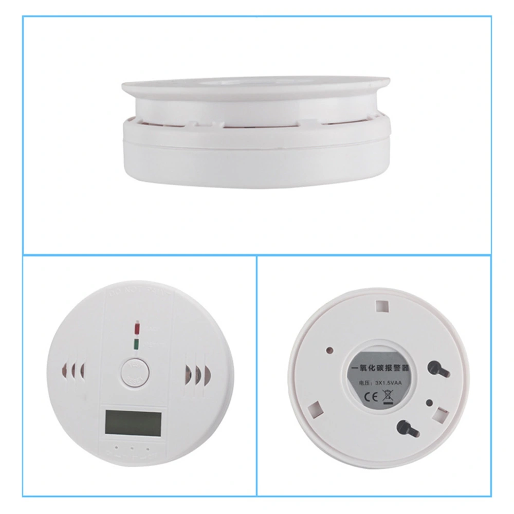 Carbon Monoxide Alarm Home Wall Household Coal Gas Battery CO Alarm