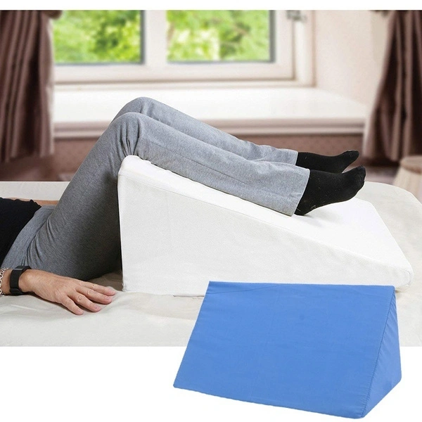 Triangle Sponge Bed Wedge Pillow, Neck Back Waist Support Cushion