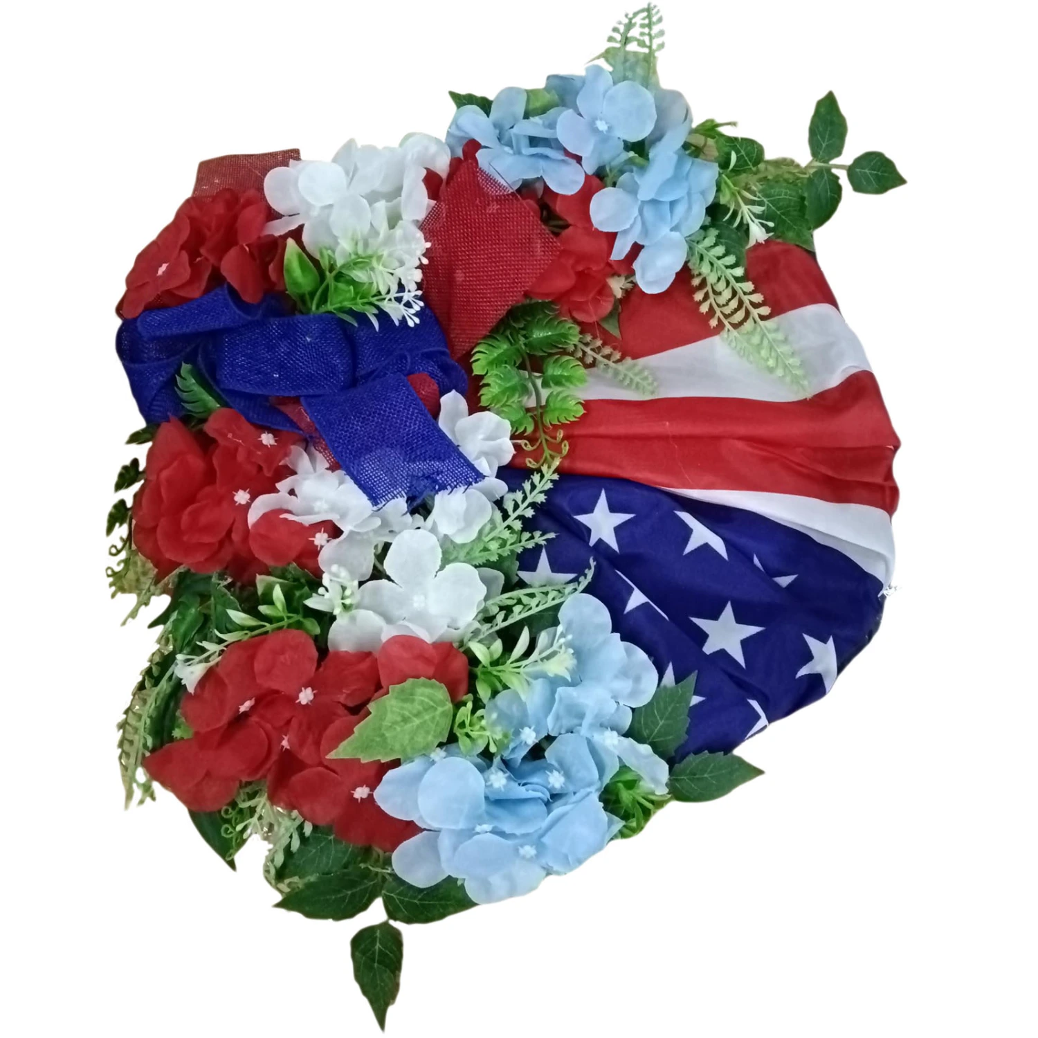 Independence Day Wreath, Window Door Holiday Decor Garland Gift