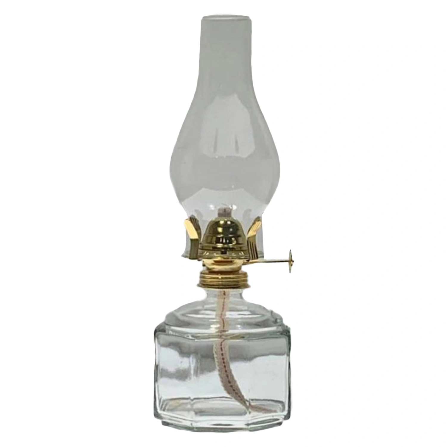 Glass Kerosene Lamp Vintage Hurricane Lamp Oil Lantern for Indoor Use