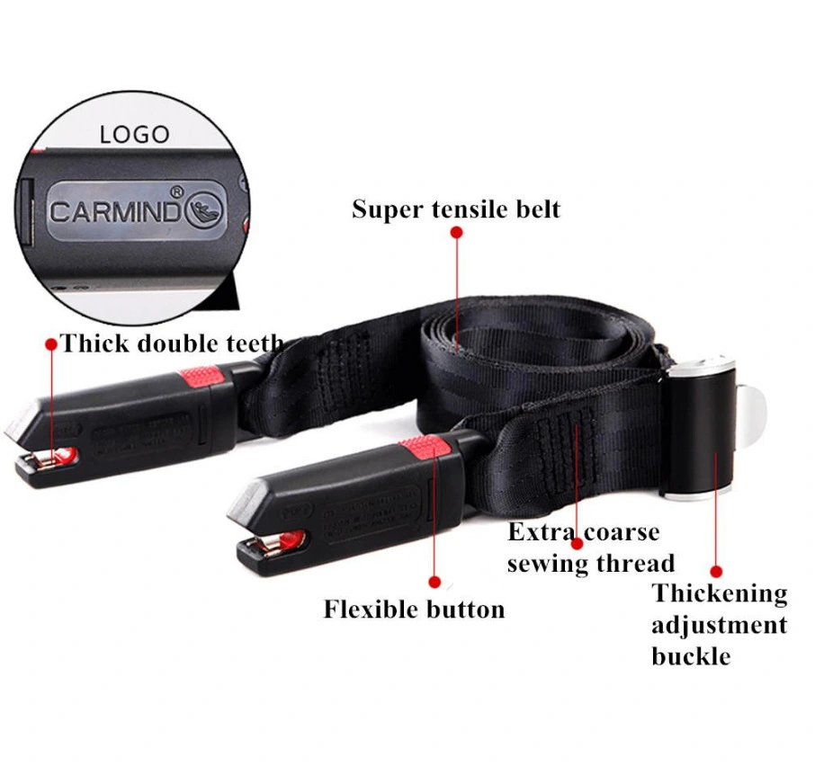 Adapted Car Model with ISOFIX Interface; Black; for Children Car Seat.