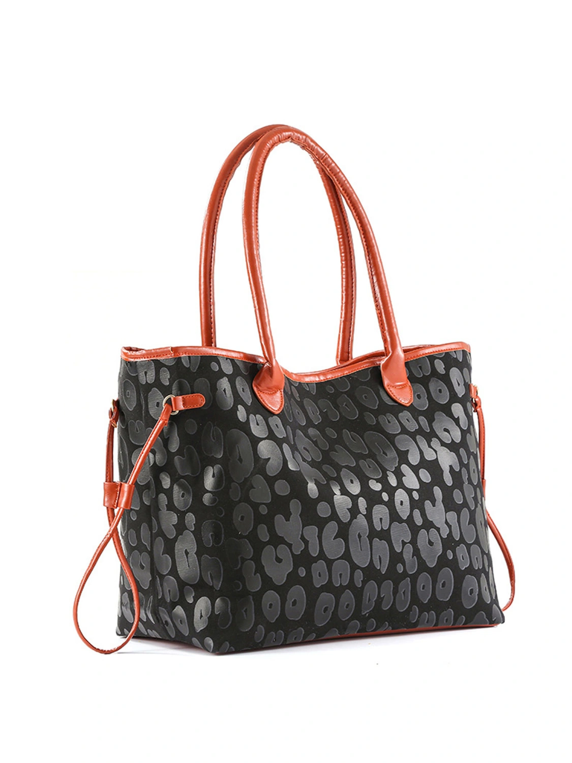 Ladies Retro Shoulder Bag, Printing Large Capacity Casual Handbag