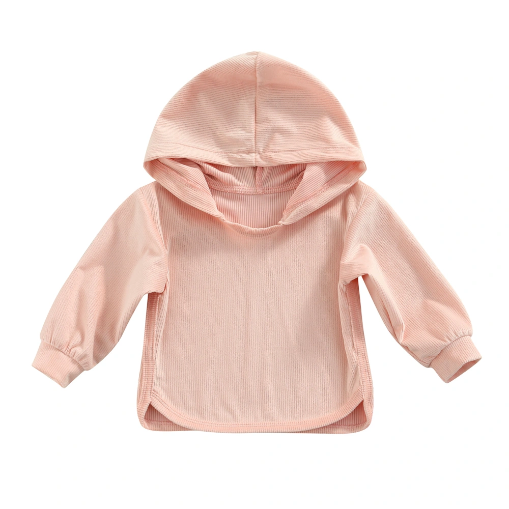 Children Pullover, Solid Color Long Sleeve Tops for Boys and Girls