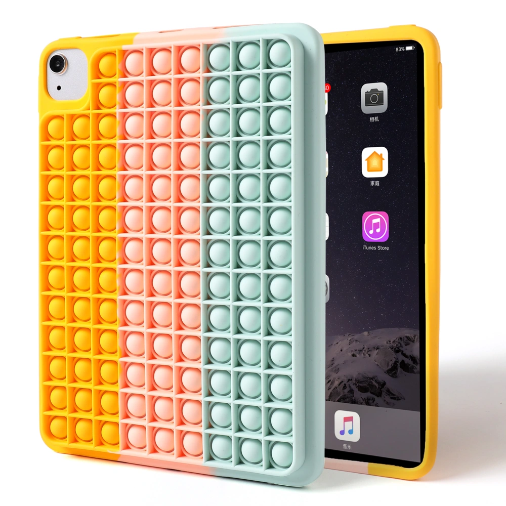 Push Bubbles Tablet Protective Case, Variegated Color Case for iPad