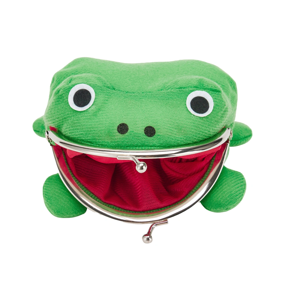 Children's Coin Purse Soft Frog Shape Stylish Lovely Small Wallet