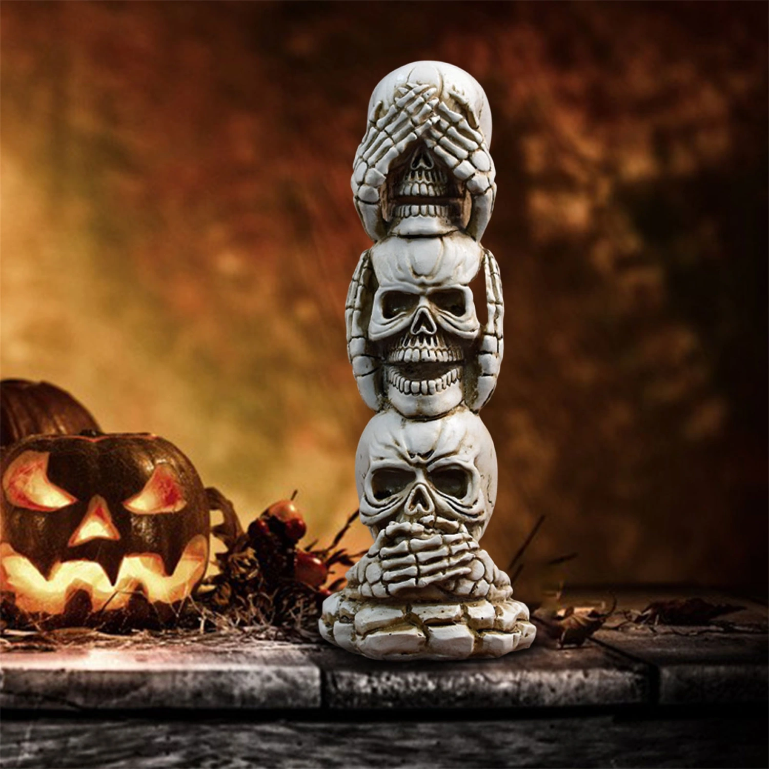 Halloween Skulls Realistic Looking Skulls Human Skeleton Head Decor