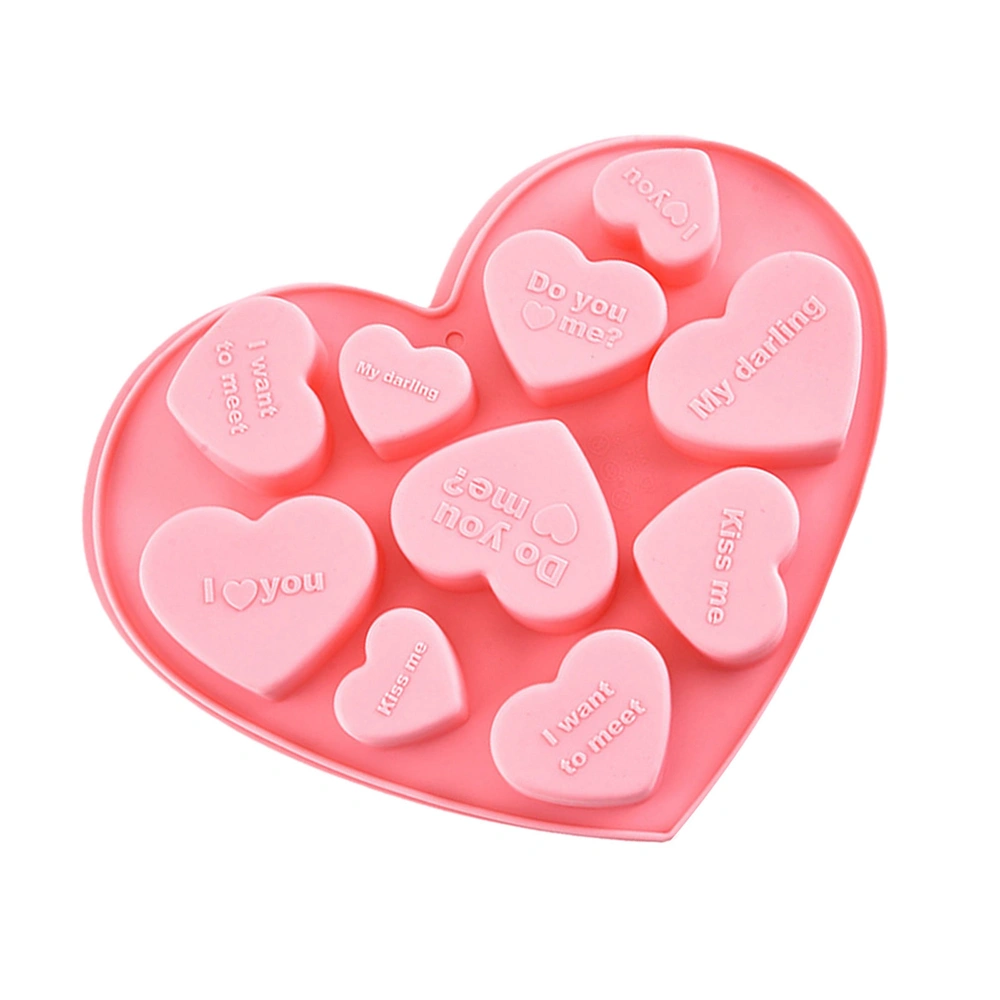 Silicone Baking Mold DIY Chocolate Handmade Heart Cake Decoration