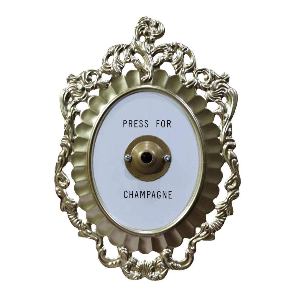 Press Champagne Button Doorbell, Hotel Decorative Door Bell Gifts