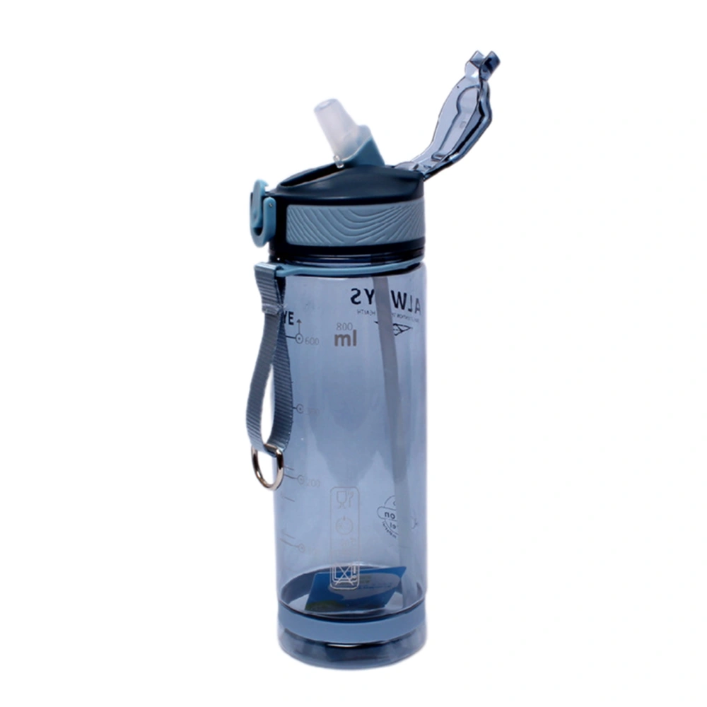 Large-capacity Sports Water Bottle Straw Cup Fitness Water Bottle