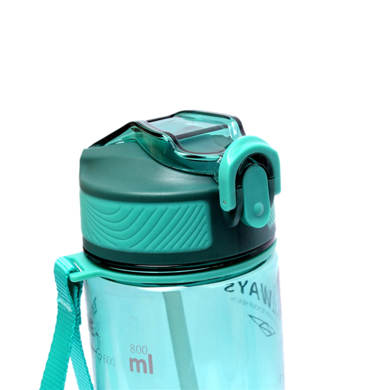 Large-capacity Sports Water Bottle Straw Cup Fitness Water Bottle