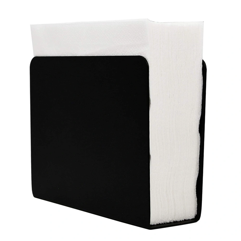 Napkin Holder with Non-slip Mat, Solid Color Simple Organizer