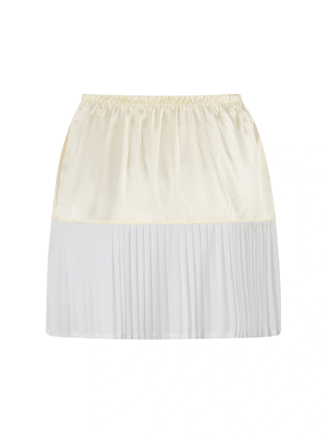 Women Fashion Wild Pleated Skirts Solid Color Low-Waist Mini Skirts