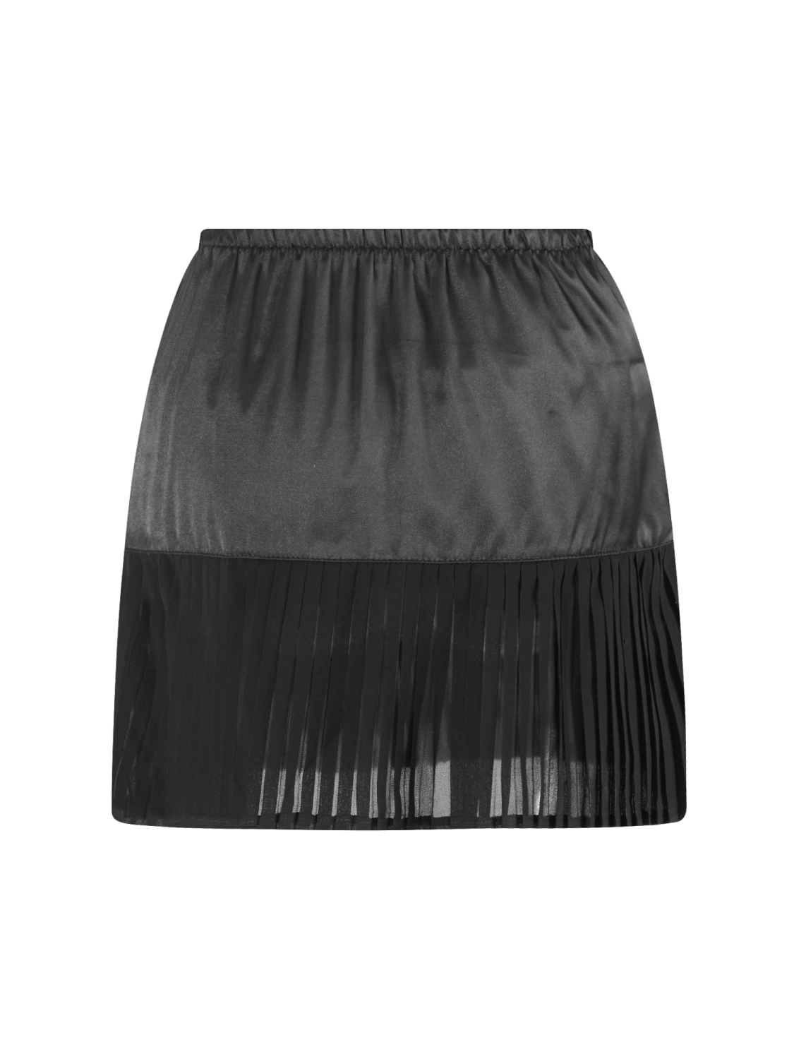 Women Fashion Wild Pleated Skirts Solid Color Low-Waist Mini Skirts