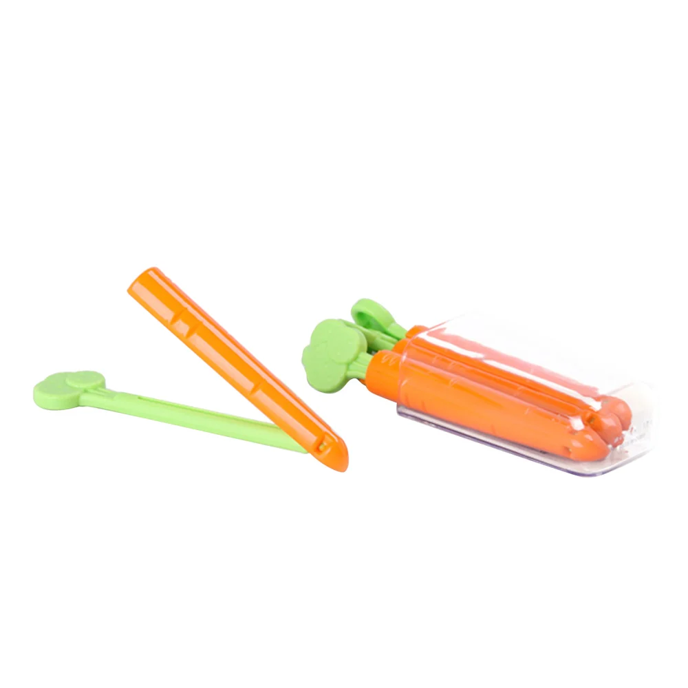 5Pcs Sealed Clip Carrot with Magnet Storage Box Kitchen Tool