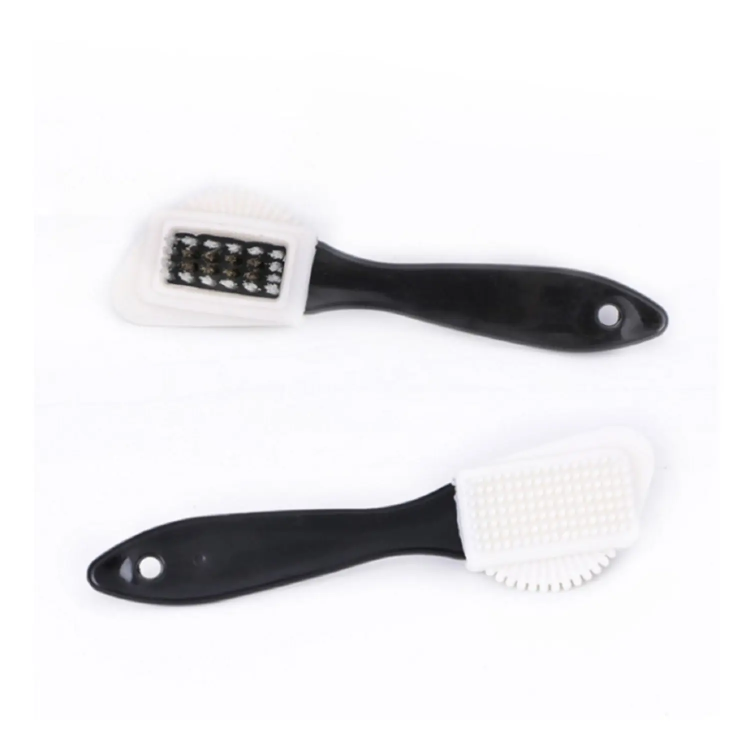 Ergonomically Designed Handle and Small Soft Bristles Shoe Brush