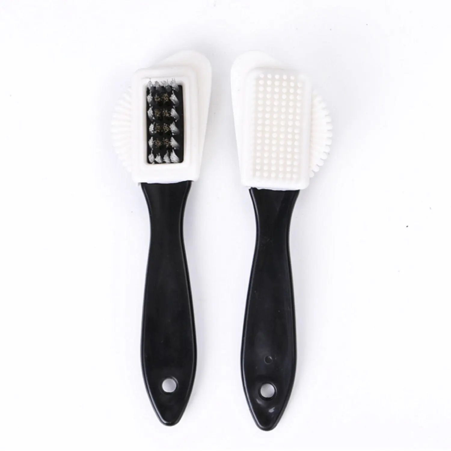 Ergonomically Designed Handle and Small Soft Bristles Shoe Brush