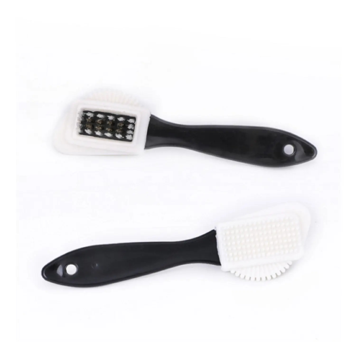 Ergonomically Designed Handle and Small Soft Bristles Shoe Brush