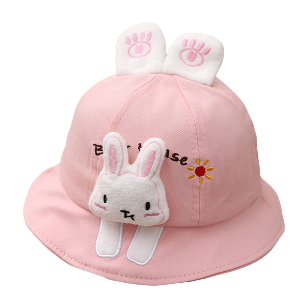 Infant Boys Girls Fisherman Hat 3D Plush Cartoon Animal Basin Hats