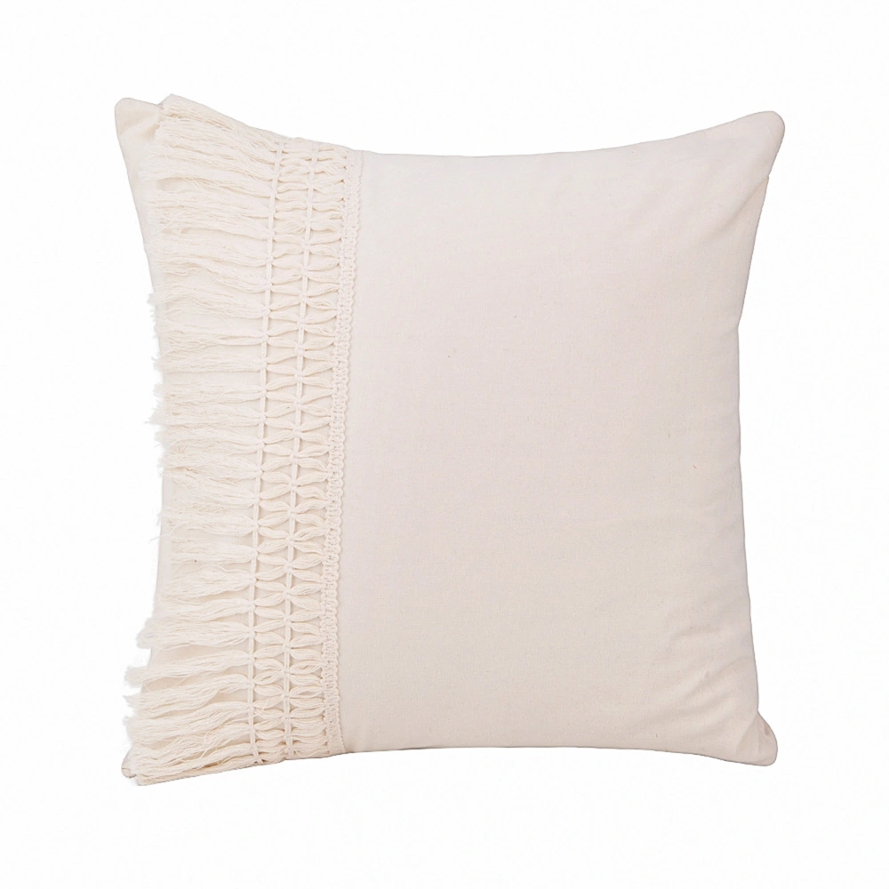 Throw Pillow Covers, Boho Decorative Cushion Covers with Tassels