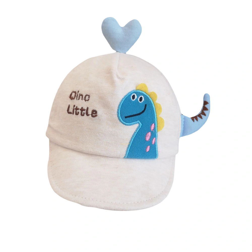 Baby Baseball Cap, Cartoon Dinosaur Adjustable Wide Brim Sun Hat