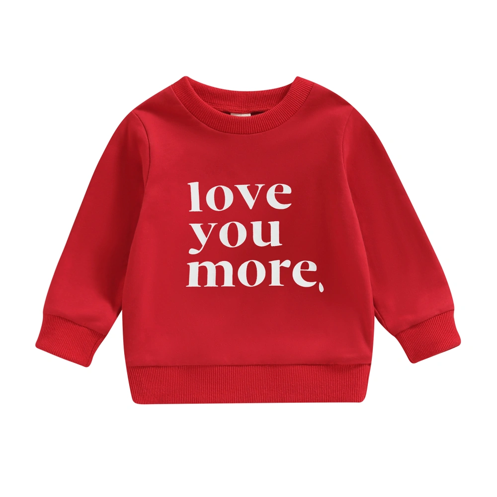 Toddler Baby Letter Pullovers, Long Sleeve Sweatshirts Infant Clothes